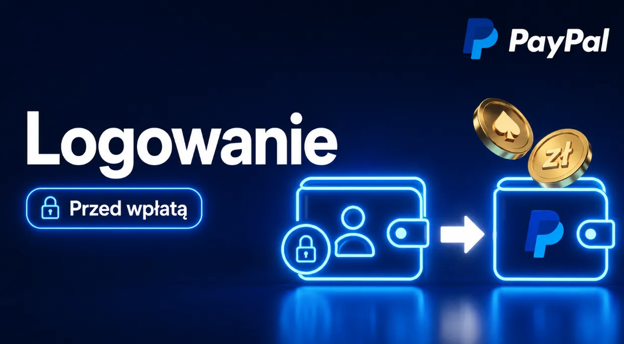 Logowanie do konta PayPal przed wpłatą w kasynie